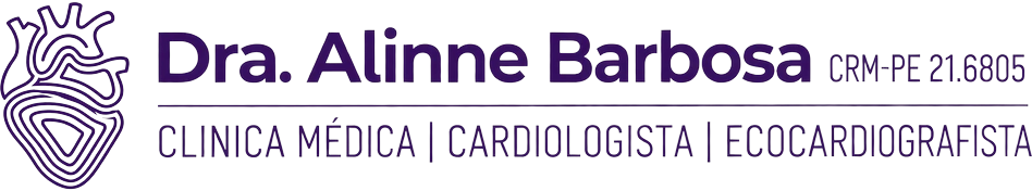 Dra. Alinne Barbosa, CRM-PE 21.696, clínica médica, cardiologista e ecocardiografista